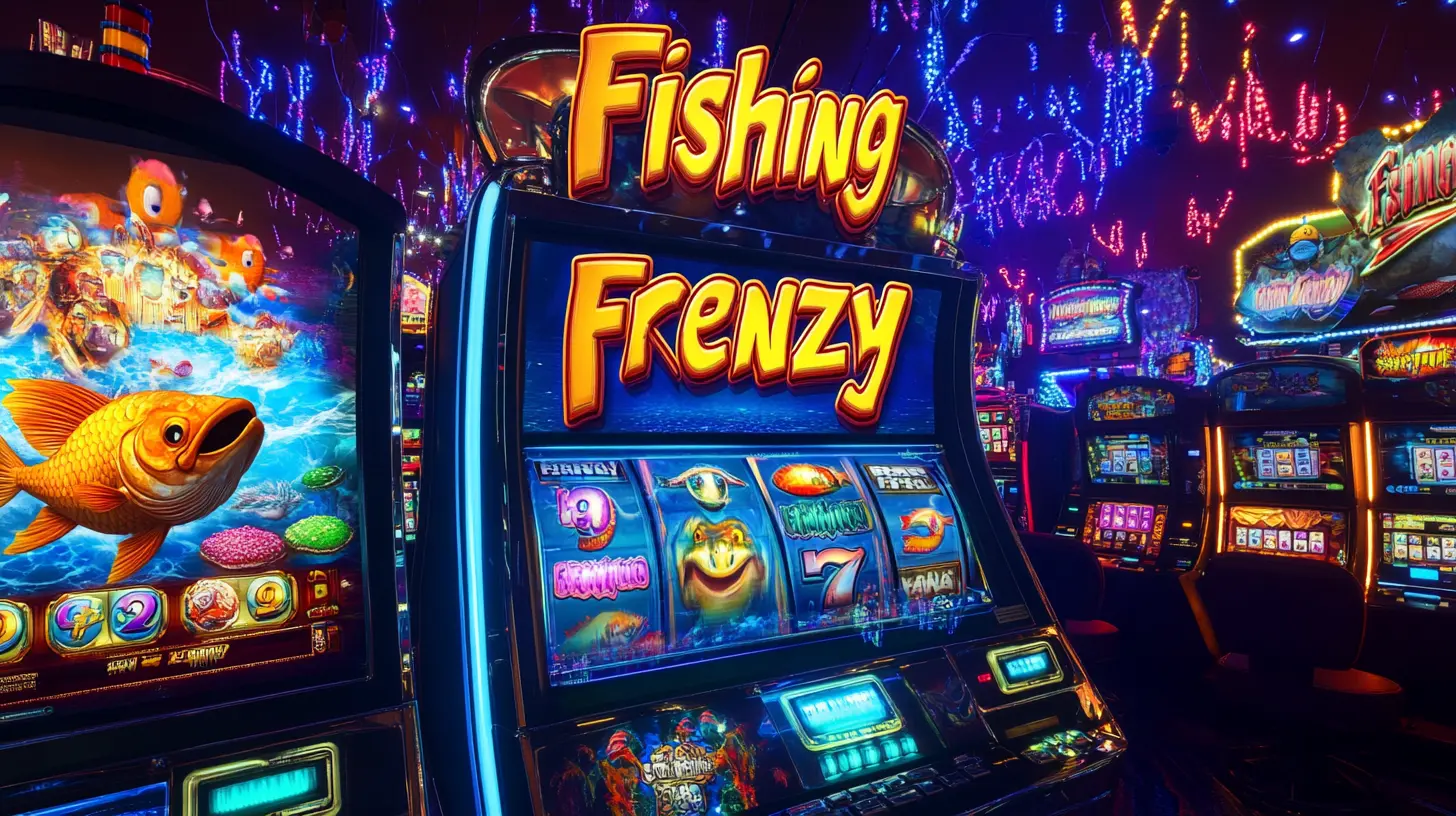 fishing frenzy slots free